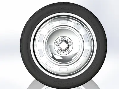 Custom wheels US Mags Scottsdale for your scale model 3D print model