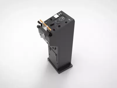  control module aboard a ship 3D model