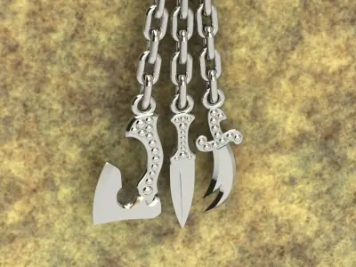 Rosary tassel 3D print model