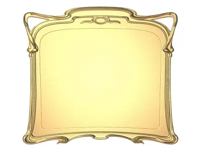 Carved Picture Frame 3D model 37