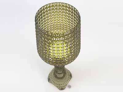 Kartell Kabuki Floor Lamp - Green 3D model