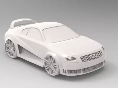 Car - AudiTT 3D print model
