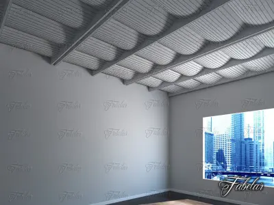 Ceiling 02 Low-poly 3D model