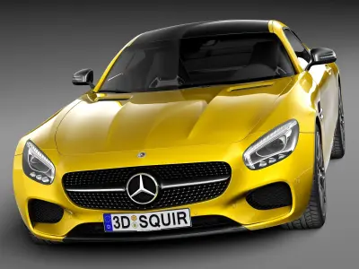 Mercedes-Benz AMG GT S 2016 3D model