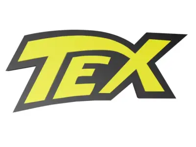 TEX logo 3D model