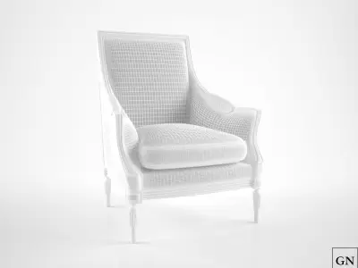 Gilles Nouailhac Bergere Louis XVI Jacob 3D model