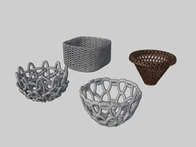 Basket modeling 3D model