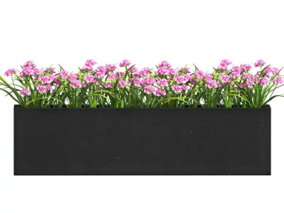 Window and Balcony Flower Box Pot 3D model shop