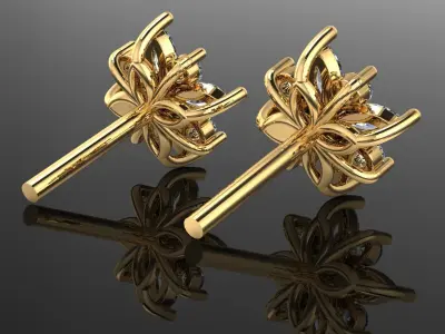 Pusets with diamonds  3D print model