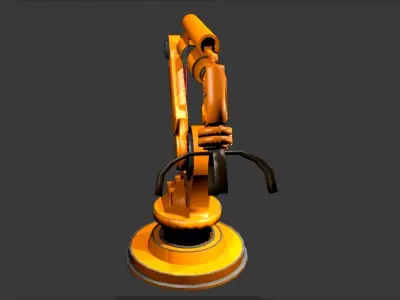 industrial robotic arm 3D model