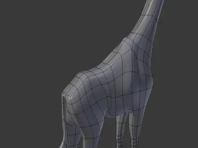 Low Poly Giraffe Low-poly 3D model