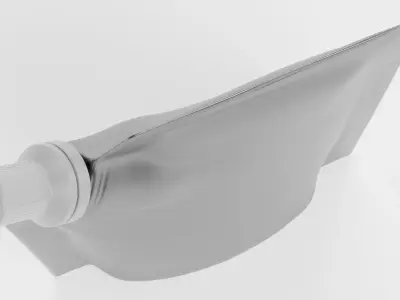 Universal Spout Pouch Container V4 - Product Packaging Low-poly 3D model