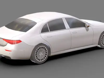Low-poly Mercedes-Benz 3D Models Low-poly 3D model