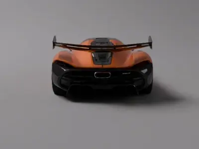 Koenigsegg Jesko Low-poly 3D model