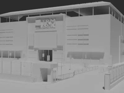 Thika Road Mall 3D Model Low-poly 3D model