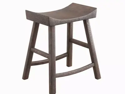 Old Wooden Chair Pack 3D Model Collection