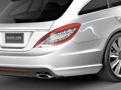 Mercedes-Benz CLS Shooting Brake 2013 3D model