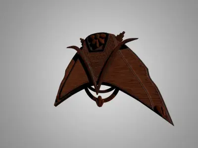 Pyrography Wall Hanging 3D model