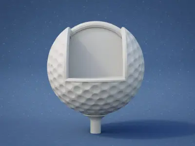 Golf Ball Swing 3D print model