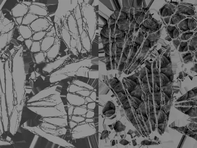 Crystals - 3D model group of Low-poly 3D model