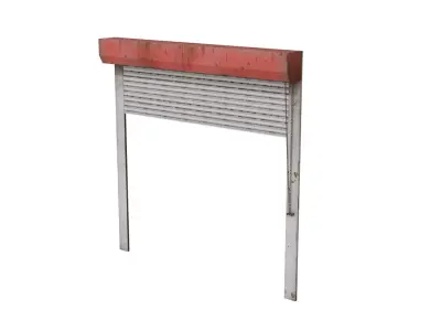 Game Ready Animated Roller Door - 3D Model - MDD - UE Compatible Low-poly 3D model