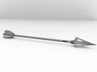 Broadhead Arrow 3D model