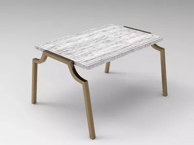 Mozzi Side Table  Low-poly 3D model