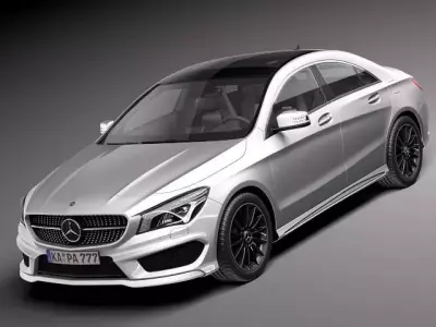 Mercedes-Benz CLA-class AMG 2014 3D model