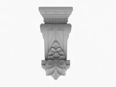 Scroll Corbel 34 3D model