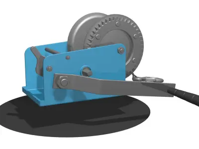  WINCH CAR for SUVs and ATV R4 3D model