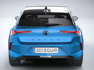Vauxhall Astra Basic 2022 3D model