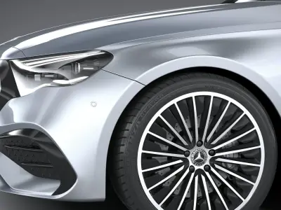 Mercedes-Benz E-class Estate AMG Line 2024 3D model