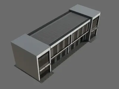 Mini Office ID016 Free 3D model