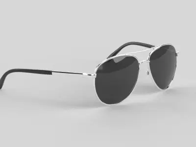 Crux Eyewear Glasses Low-poly 3D model