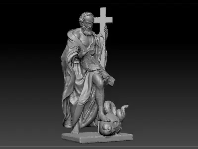 disciples of jesus03 3D model 3D model