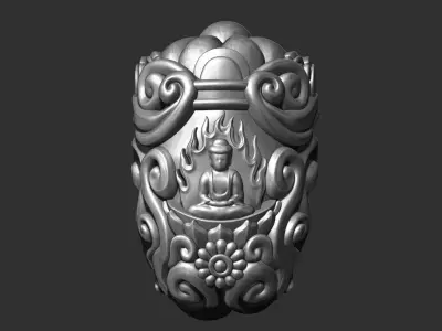 ganesha head 3D print model
