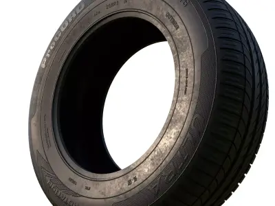 Tyre 215 65 R16 PBR 3D model
