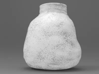 Ember Vase Low-poly 3D model
