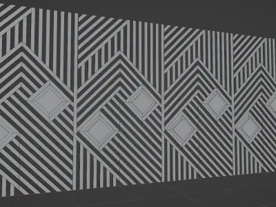 Wall wood seamless set2 V18 3D model