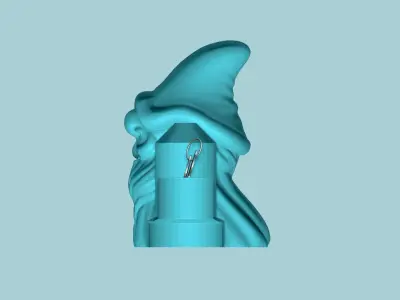 Garden Gnome Secret Key Hide STL - Outdoor Decor 3D print model