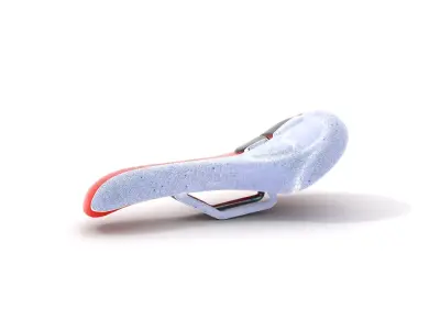 Red Leather Bicycle Saddle model pack Low-poly 3D model