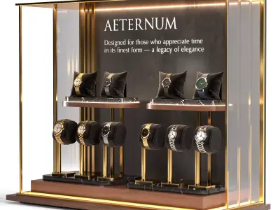 Luxury Watch Display 04 3D model