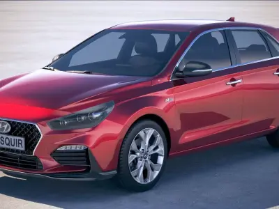 Hyundai i30 N-line 2019 3D model