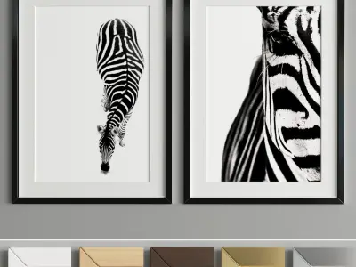 Art Frame A23 Low-poly 3D model