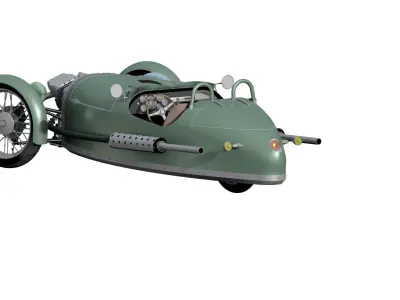 Morgan 3 Wheeler 3D model