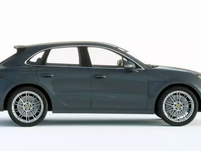 Porsche Macan Turbo 2019 3D model