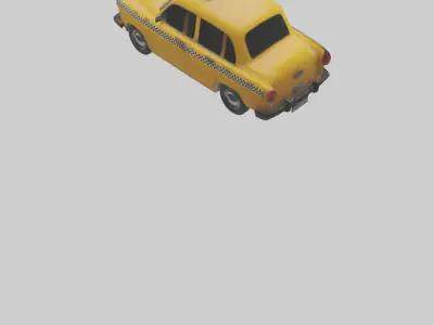 Classic Taxi Cab model 3D model