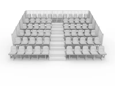 Bleachers 9 3D model