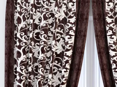 Set 65 Curtains 3D model