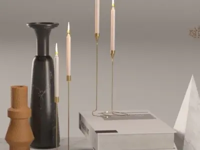 Decorative set 3D model